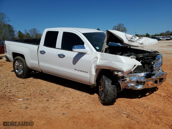 2014 Chevrolet Silverado 1500 LT with VIN 1GCRCREC8EZ126261, listed as a Copart auction lot 50588885 with 96,978 mi miles and Salvage Title. Bid and sale history available at carsss.com. Image 4.