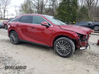 2024 Lexus RX 350h z VIN 2T2BBMCAXRC035738, wystawiony jako Copart lot #52943185 z przebiegiem 23 549 mil mil oraz Szkoda całkowita • Salvage title. Historia ofert i sprzedaży dostępna na DreamBid. Obrazek 4.