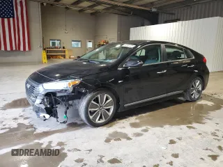 2018 Hyundai Ioniq Limited z VIN KMHC85LC2JU090797, wystawiony jako Copart lot #54554125 z przebiegiem 43 206 mil mil oraz Szkoda całkowita • Salvage title. Historia ofert i sprzedaży dostępna na DreamBid. Obrazek 1.