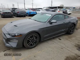2023 Ford Mustang EcoBoost with VIN 1FA6P8TH3P5110730, listed as a Copart auction lot 59754905 with 31,477 mi miles and Salvage title. Bid and sale history available at DreamBid. Image 1.