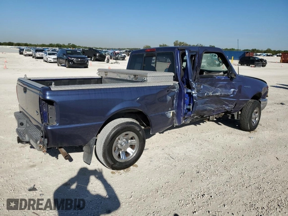 2003 Ford Ranger XLT Appearance with VIN 1FTYR44E73PB16927, listed as a Copart auction lot 49172055 with 112,800 mi miles and Salvage Title. Bid and sale history available at carsss.com. Image 3.