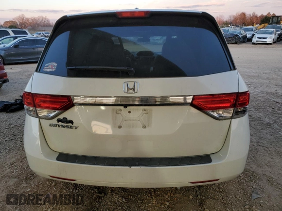 2015 Honda Odyssey EX-L with VIN 5FNRL5H61FB059038, listed as a Copart auction lot 89346485 with 82,963 mi miles and Salvage Title. Bid and sale history available at DreamBid. Image 6.