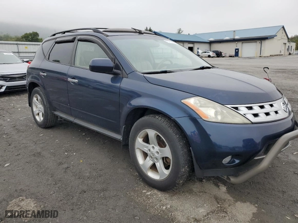 2003 Nissan Murano SE with VIN JN8AZ08W73W223113, listed as a Copart auction lot 73712034 with 129,383 mi miles and Clean Title. Bid and sale history available at carsss.com. Image 4.