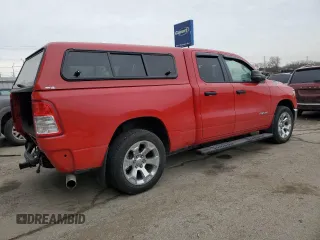 2023 Ram 1500 Big Horn with VIN 1C6RRFBG4PN525383, listed as a Copart auction lot 43139465 with 20,769 mi miles and Salvage Title. Bid and sale history available at carsss.com. Image 3.