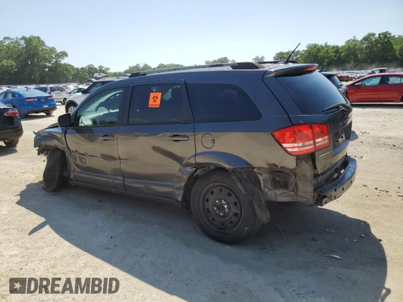 2017 Dodge Journey SE with VIN 3C4PDCAB6HT621987, listed as a Copart auction lot 52559305 with 169,468 mi miles and Salvage Title. Bid and sale history available at DreamBid. Image 2.