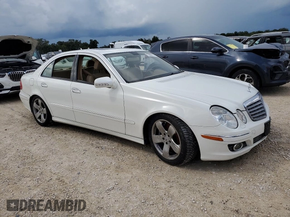 2007 Mercedes-Benz E 550 with VIN WDBUF90X37X212036, listed as a Copart auction lot 73963114 with Not Provided miles and Salvage Title. Bid and sale history available at carsss.com. Image 4.