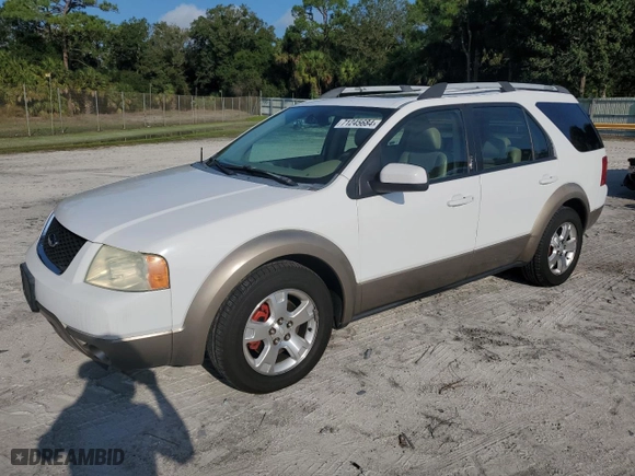2007 Ford Freestyle SEL with VIN 1FMZK05187GA09013, listed as a Copart auction lot 71245684 with 185,059 mi miles and Clean Title. Bid and sale history available at carsss.com. Image 1.