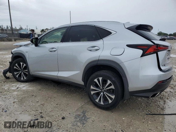 2019 Lexus NX 300 with VIN JTJBARBZ3K2189396, listed as a Copart auction lot 56376625 with 36,331 mi miles and Salvage Title. Bid and sale history available at DreamBid. Image 2.