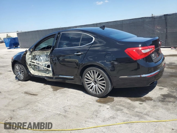 2014 Kia Cadenza Limited with VIN KNALN4D74E5129671, listed as a Copart auction lot 52555945 with 201,705 mi miles and Salvage Title. Bid and sale history available at carsss.com. Image 2.