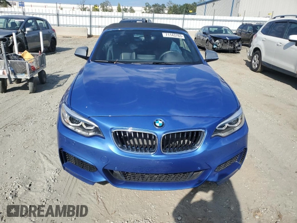 2015 BMW 2 Series M235i with VIN WBA1M1C53FV393104, listed as a Copart auction lot 71143703 with 12,025 mi miles. Bid and sale history available at carsss.com. Image 5.