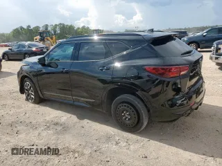 2024 Chevrolet Blazer RS with VIN 3GNKBERS5RS181954, listed as a Copart auction lot 62336035 with 10,701 mi miles and Salvage title. Bid and sale history available at DreamBid. Image 2.