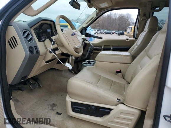 2010 Ford F-250 XL with VIN 1FTSW2AR1AEA31293, listed as a Copart auction lot 85756814 with 118,994 mi miles and Salvage title. Bid and sale history available at DreamBid. Image 7.
