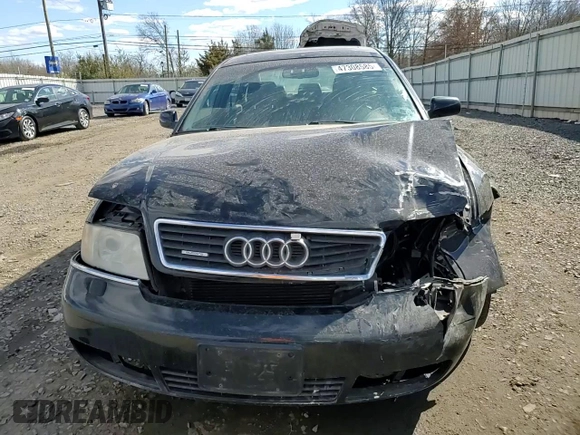 1998 Audi A6 with VIN WAUBA24B4WN161778, listed as a Copart auction lot 47308585 with 142,799 mi miles and Salvage Title. Bid and sale history available at carsss.com. Image 10.