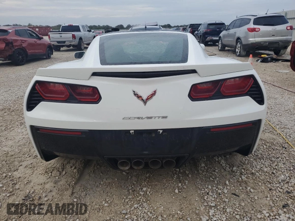 2014 Chevrolet Corvette Z51 3LT with VIN 1G1YM2D73E5105712, listed as a Copart auction lot 79658014 with 19,347 mi miles and Salvage title. Bid and sale history available at DreamBid. Image 6.