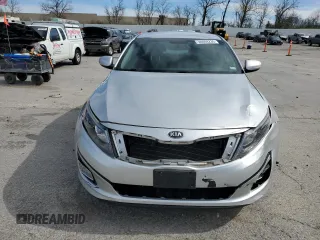 2014 Kia Optima LX with VIN 5XXGM4A74EG257643, listed as a Copart auction lot 50089235 with 0 mi miles and Salvage Title. Bid and sale history available at carsss.com. Image 5.