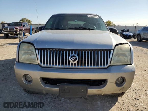 2002 Mercury Mountaineer with VIN 4M2ZU66K32ZJ43699, listed as a Copart auction lot 84080154 with 0 mi miles and Salvage Title. Bid and sale history available at carsss.com. Image 5.