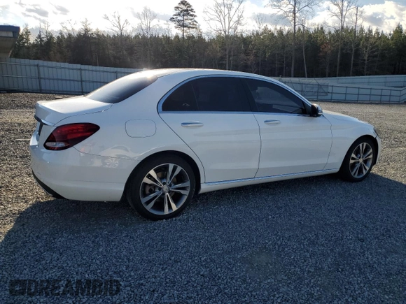 2016 Mercedes-Benz C 300 with VIN WDDWF4JBXGR160348, listed as a Copart auction lot 49208705 with 118,950 mi miles and Salvage Title. Bid and sale history available at carsss.com. Image 3.