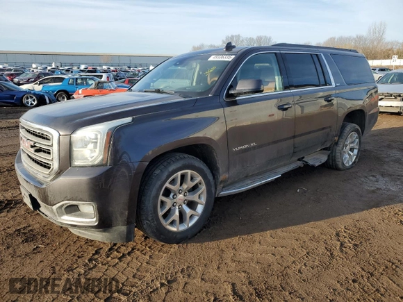 2015 GMC Yukon XL SLT with VIN 1GKS2HKC7FR533710, listed as a Copart auction lot 48336335 with 183,731 mi miles and Clean Title. Bid and sale history available at carsss.com. Image 1.
