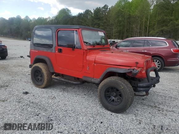 1995 Jeep Wrangler S with VIN 1J4FY19P4SP318216, listed as a Copart auction lot 52751605 with 241,154 mi miles and Salvage title. Bid and sale history available at DreamBid. Image 4.