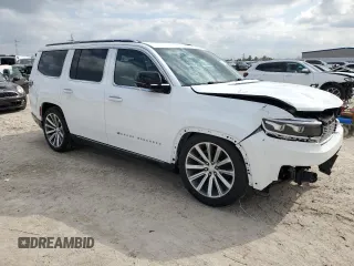 2023 Jeep Grand Wagoneer with VIN 1C4SJVEJ0PS545778, listed as a Copart auction lot 43925725 with 27,771 mi miles and Salvage title. Bid and sale history available at DreamBid. Image 4.