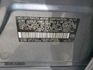 2014 Lexus IS 250 with VIN JTHBF1D20E5005622, listed as a Copart auction lot 54598975 with 107,547 mi miles and Salvage Title. Bid and sale history available at carsss.com. Image 12.