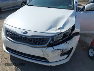 2015 Kia Optima Hybrid EX with VIN KNAGN4AD0F5085164, listed as a IAAI auction lot 41940584 with 129,841 mi miles. Bid and sale history available at carsss.com. Image 6.
