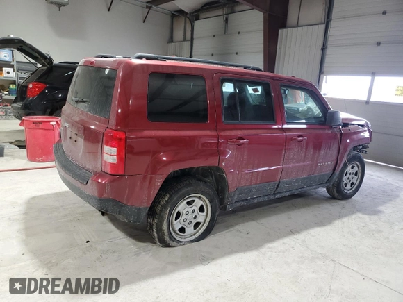 2016 Jeep Patriot Sport SE with VIN 1C4NJRBB7GD779230, listed as a Copart auction lot 88764245 with 197,476 mi miles and Salvage Title. Bid and sale history available at DreamBid. Image 3.