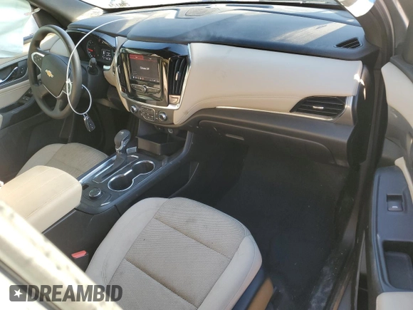2023 Chevrolet Traverse LS with VIN 1GNEVFKW5PJ211038, listed as a Copart auction lot 84818334 with 21,620 mi miles and Clean Title. Bid and sale history available at carsss.com. Image 8.