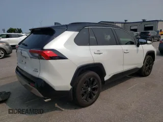 2023 Toyota RAV4 Hybrid XSE with VIN JTME6RFV5PJ034726, listed as a Copart auction lot 59105585 with 35,528 mi miles and Salvage title. Bid and sale history available at DreamBid. Image 3.