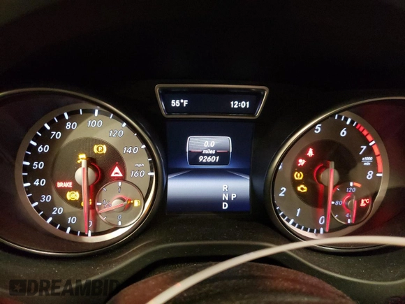 2015 Mercedes-Benz CLA 250 with VIN WDDSJ4GBXFN263344, listed as a Copart auction lot 49533754 with 92,601 mi miles and . Bid and sale history available at DreamBid. Image 9.