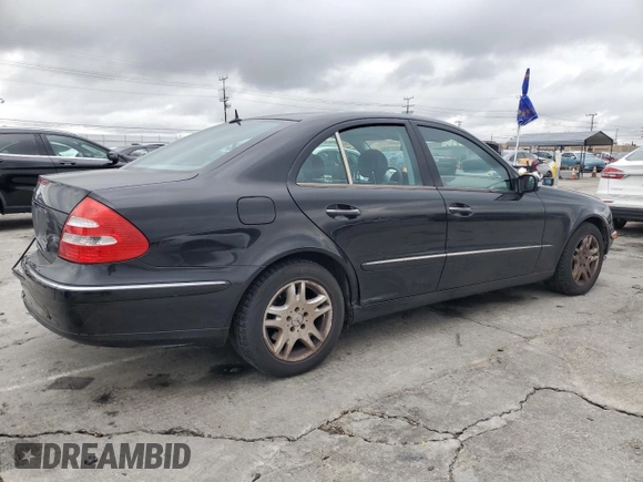 2003 Mercedes-Benz E-Class 3.2L with VIN WDBUF65J03A313146, listed as a Copart auction lot 48976185 with 258,237 mi miles and Salvage Title. Bid and sale history available at carsss.com. Image 3.
