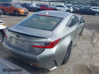 2017 Lexus RC with VIN JTHHA5BC4H5007275, listed as a IAAI auction lot 42032498 with 74,674 mi miles. Bid and sale history available at carsss.com. Image 4.