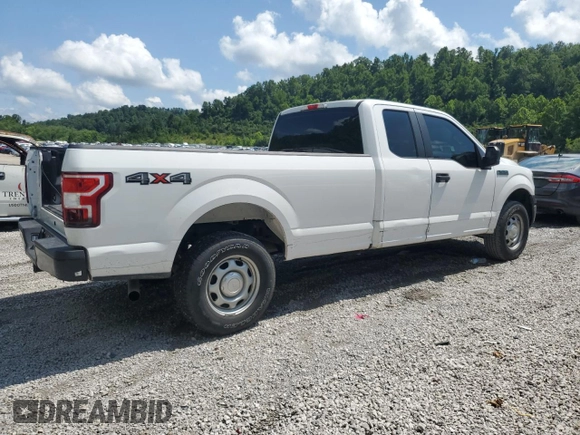 2020 Ford F-150 XL with VIN 1FTEX1E55LKD33749, listed as a Copart auction lot 61183845 with 120,277 mi miles and Salvage title. Bid and sale history available at DreamBid. Image 3.