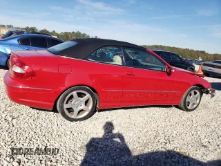2008 Mercedes-Benz CLK 350 with VIN WDBTK56F98F241224, listed as a Copart auction lot 80668924 with 50,274 mi miles and Salvage Title. Bid and sale history available at DreamBid. Image 3.