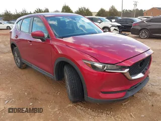 2017 Mazda CX-5 Sport with VIN JM3KFABL5H0116110, listed as a IAAI auction lot 41737093 with 1 mi miles. Bid and sale history available at carsss.com. Image 1.