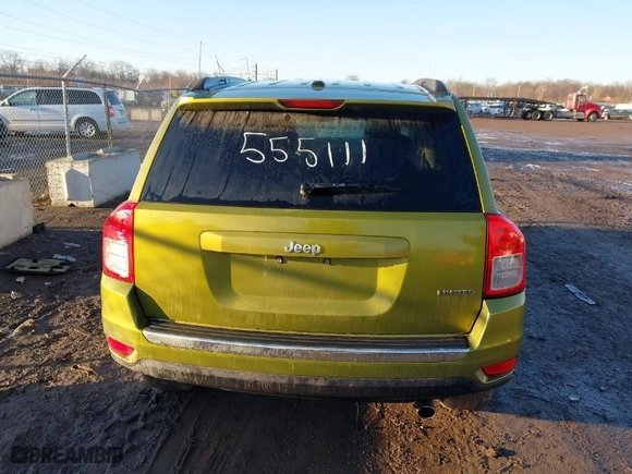 2012 Jeep Compass Limited with VIN 1C4NJCCB0CD555111, listed as a IAAI auction lot 41622511 with 156,591 mi miles. Bid and sale history available at carsss.com. Image 17.