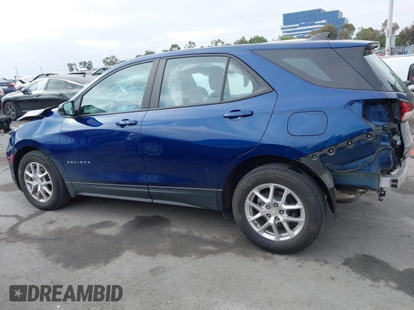 2023 Chevrolet Equinox LS with VIN 3GNAXHEG9PL170527, listed as a IAAI auction lot 42518147 with 35,716 mi miles and . Bid and sale history available at DreamBid. Image 14.