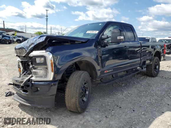 2024 Ford F-350 with VIN 1FT8X3BM9REC16963, listed as a Copart auction lot 57409615 with 21,712 mi miles and Salvage title. Bid and sale history available at DreamBid. Image 1.
