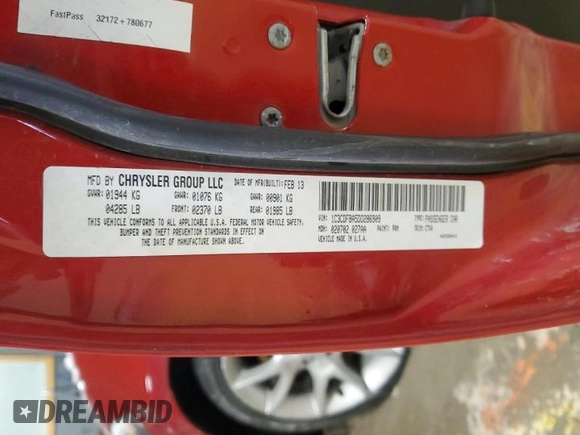 2013 Dodge Dart SXT with VIN 1C3CDFBA5DD286909, listed as a Copart auction lot 45681625 with 164,097 mi miles and Clean Title. Bid and sale history available at carsss.com. Image 12.
