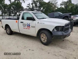 2017 Ram 1500 Tradesman with VIN 3C6JR6DG1HG504687, listed as a Copart auction lot 68130264 with 317,821 mi miles and Salvage title. Bid and sale history available at DreamBid. Image 4.