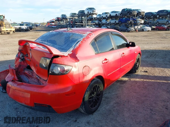 2008 Mazda 3 i Touring with VIN JM1BK12F881831777, listed as a IAAI auction lot 41428151 with 216,582 mi miles and . Bid and sale history available at DreamBid. Image 4.