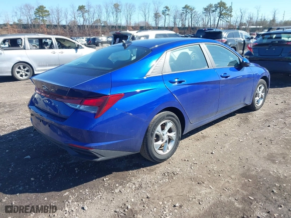 2023 Hyundai Elantra SE with VIN KMHLL4AG1PU557151, listed as a IAAI auction lot 41877575 with 40,329 mi miles. Bid and sale history available at carsss.com. Image 4.