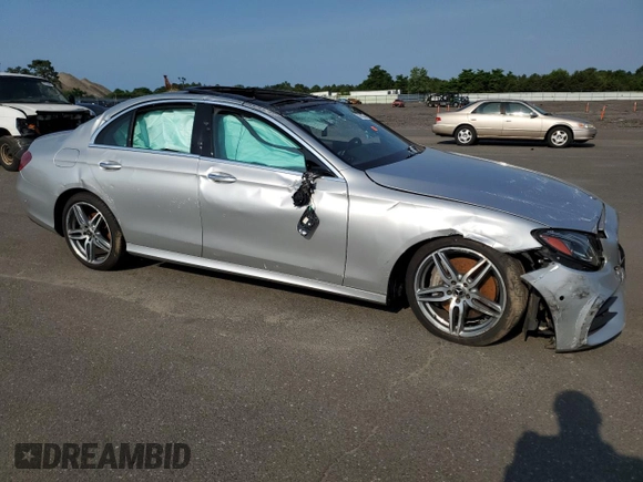 2020 Mercedes-Benz E-Class E 350 with VIN WDDZF8EB0LA746418, listed as a Copart auction lot 57963784 with 0 mi miles and Salvage Title. Bid and sale history available at carsss.com. Image 4.