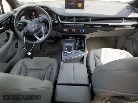 2017 Audi Q7 Premium Plus with VIN WA1LAAF78HD058828, listed as a Copart auction lot 51485055 with 104,920 mi miles and Salvage Title. Bid and sale history available at DreamBid. Image 8.