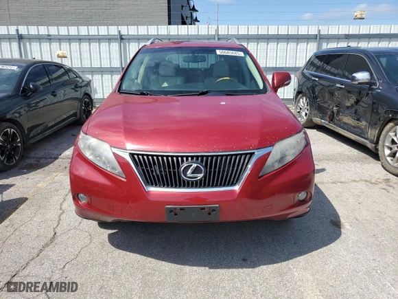 2010 Lexus RX 350 with VIN 2T2BK1BA8AC059086, listed as a Copart auction lot 50685685 with 252,588 mi miles and Salvage Title. Bid and sale history available at carsss.com. Image 5.