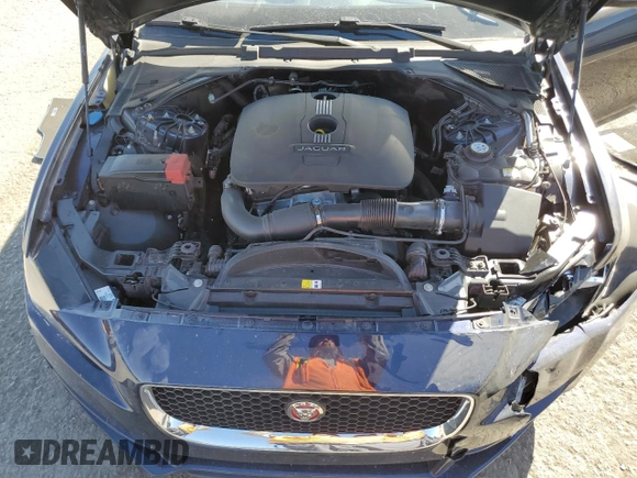 2017 Jaguar XE 25t Prestige with VIN SAJAE4BG8HA952596, listed as a Copart auction lot 73812594 with 48,109 mi miles and Salvage Title. Bid and sale history available at carsss.com. Image 14.