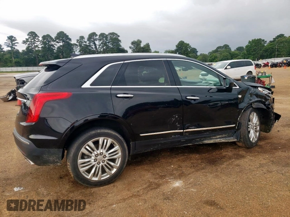2017 Cadillac XT5 Premium Luxury AWD with VIN 1GYKNERS3HZ214851, listed as a Copart auction lot 60112185 with 74,045 mi miles and Salvage title. Bid and sale history available at DreamBid. Image 3.