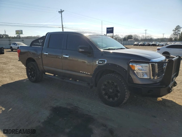 2017 Nissan Titan SV with VIN 1N6AA1EJ0HN538458, listed as a Copart auction lot 47475775 with 139,224 mi miles and Salvage Title. Bid and sale history available at carsss.com. Image 4.