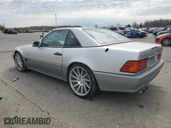1994 Mercedes-Benz SL 5.0L with VIN WDBFA67E2RF092684, listed as a Copart auction lot 53232845 with 81,932 mi miles and Clean title. Bid and sale history available at DreamBid. Image 2.