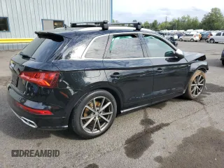 2018 Audi SQ5 Premium Plus with VIN WA1A4AFY8J2008942, listed as a Copart auction lot 68154264 with 99,918 mi miles and Salvage Title. Bid and sale history available at DreamBid. Image 3.